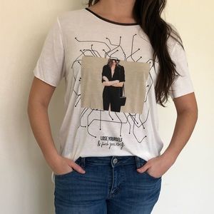 Zara Shirt “Lose Yourself & Find Yourself”